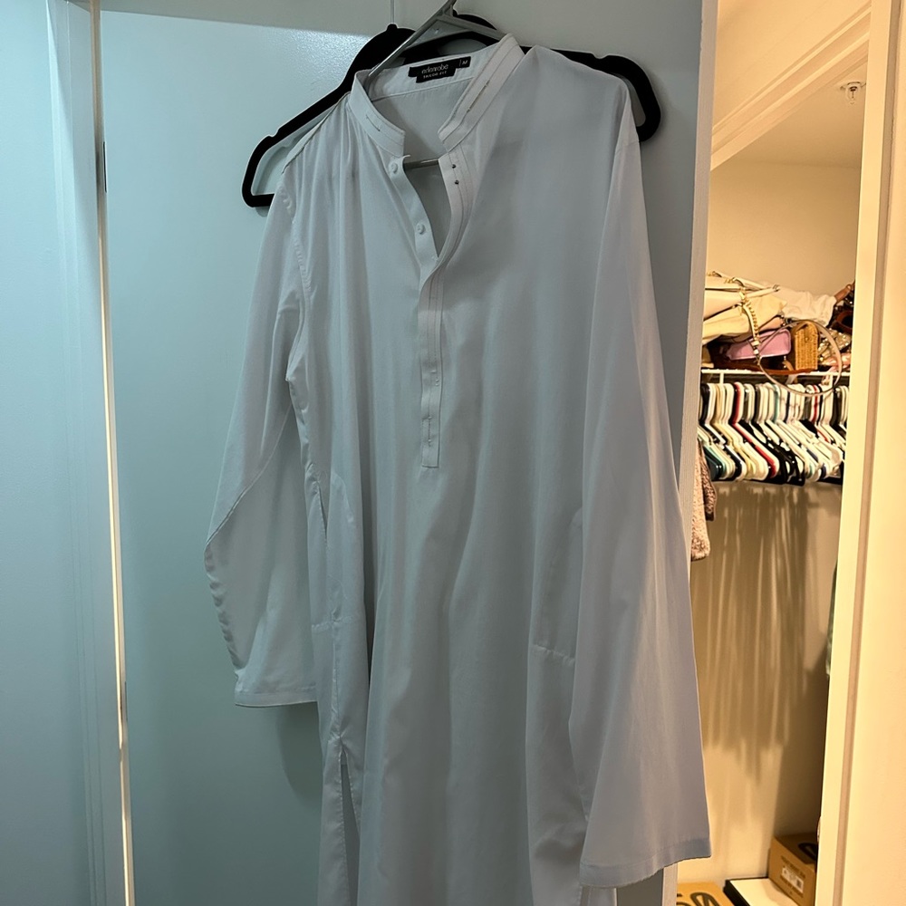 White shalwar kameez size medium